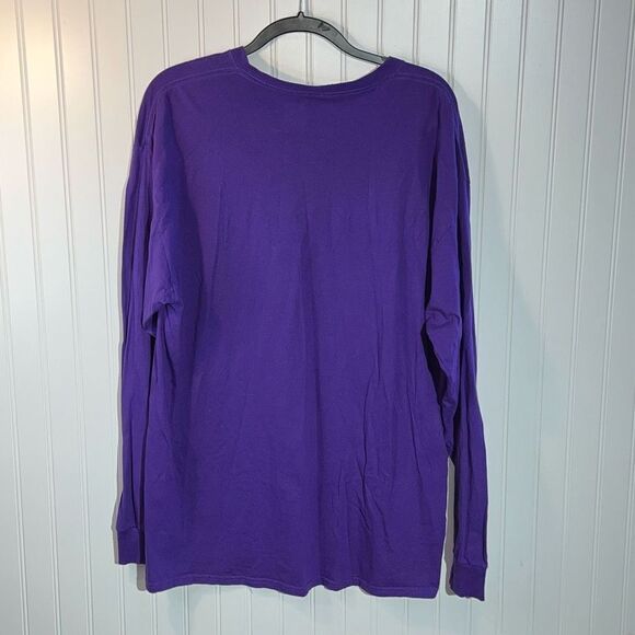 LSU Tigers Long Sleeve Tee Mens XLarge Purple And Gold Football Pro edge - Picture 7 of 11